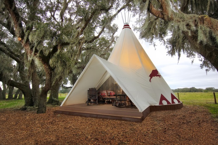Luxe Teepee Exterior