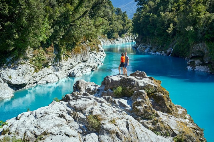 Hokitika Gorge, en la Costa Oeste de Nueva Zelanda
