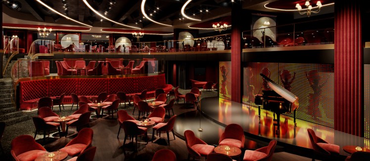 MSC Seashore Aft Lounge