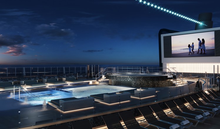 MSC Seashore Main Pool